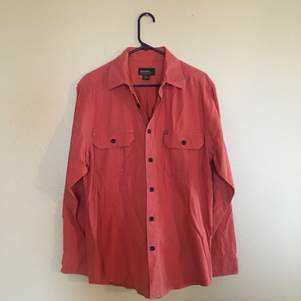 Salmon Eddie Bauer Shirt